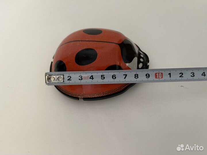 Божья коровка металлическая из СССР