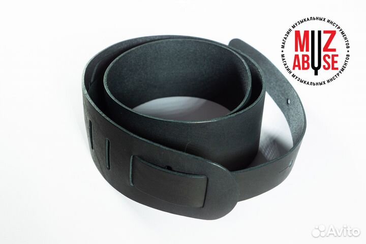 Ремень для гитарный, Chorus, кожа, чёрный