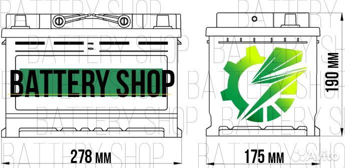 Аккумулятор 75 Ач на Ларгус Дастер Аком