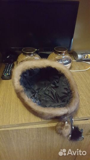 Шапка норковая женская