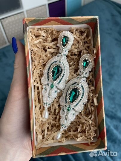 Серьги ручной работы