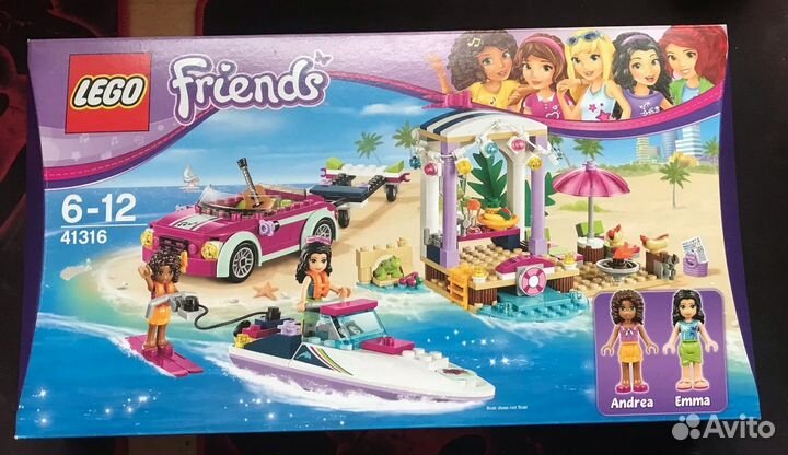 Набор lego Friends 41316 Скоростной катер Андреа