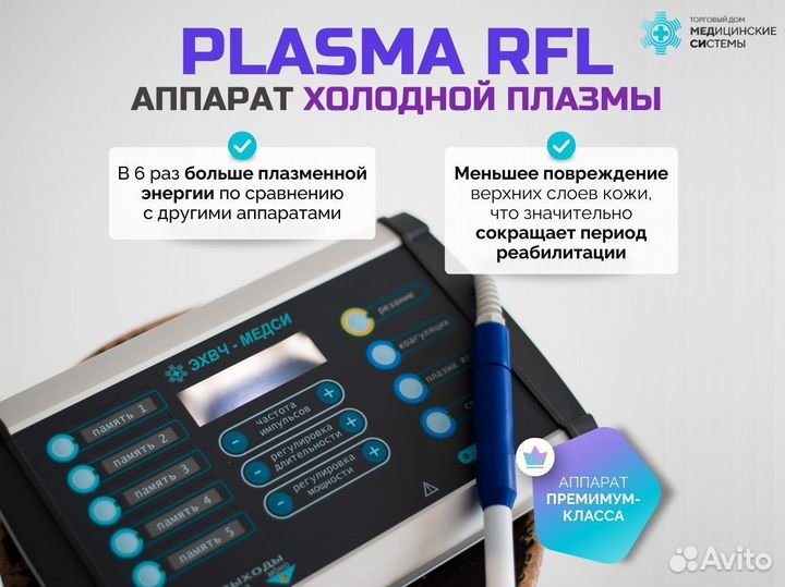 Холодная плазма Plasma RFL с гарантией