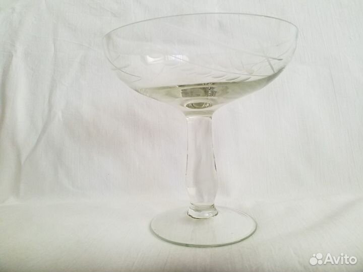 Ваза СССР тонкое стекло