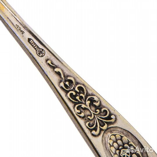 Ложка чайная мельхиор посеребренный Раритет 1967г