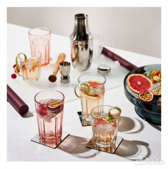 Стакан икеа покал, 350 мл бирюзовый