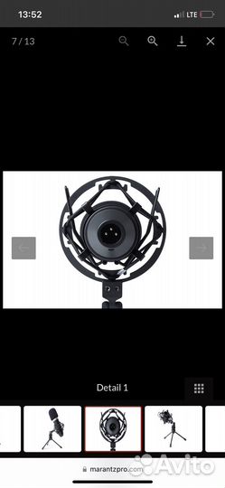 Конденсаторный микрофон marantz mpm-1000