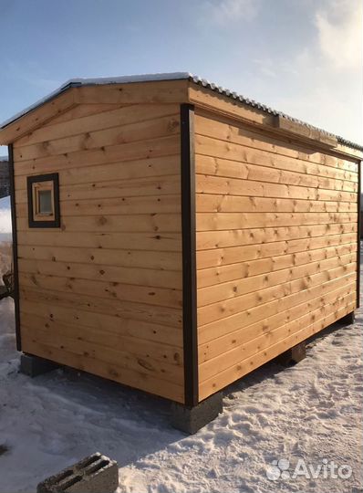 Баня каркасная