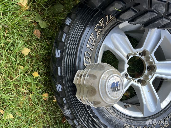 Грязевая резина с дисками на УАЗ