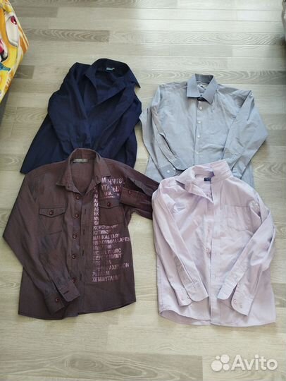 Рубашки школьные р. 122, р. 140, р. 146