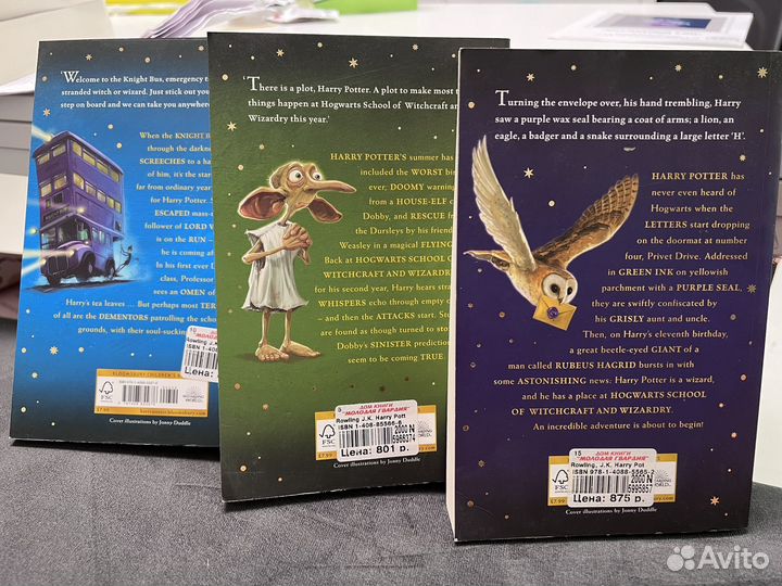 J. K. Rowling Harry Potter книги на английском