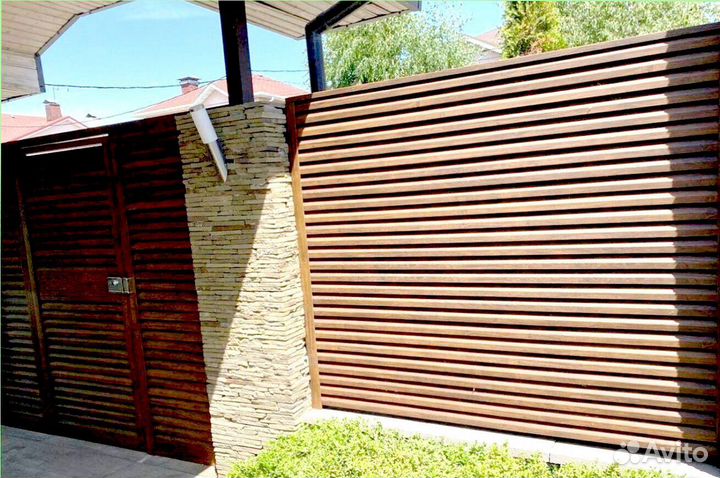 Забор жалюзи