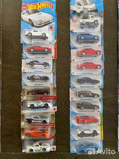 Hot Wheels машинки новые, лот 65 шт