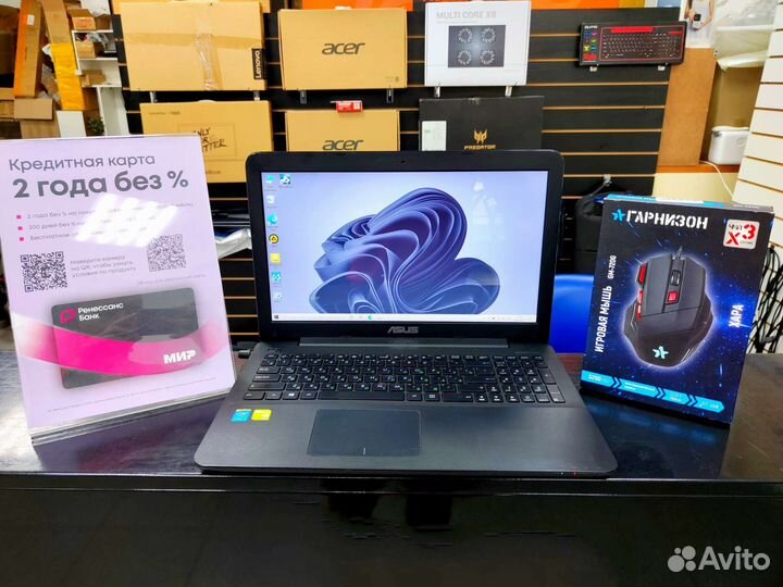 Игровой ноутбук asus i3,8gb,920m-2gb,ssd