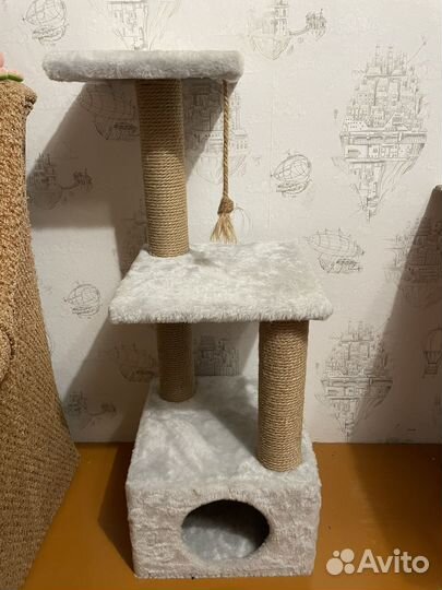 Когтеточка, домик для кошки