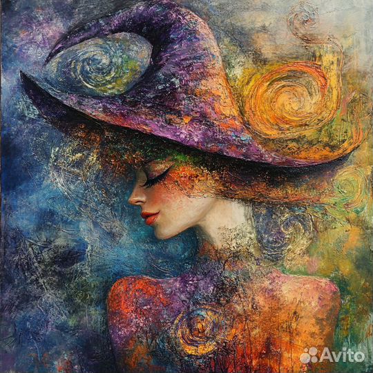 Интерьерная картина Вихрь сновидений Премиум холст