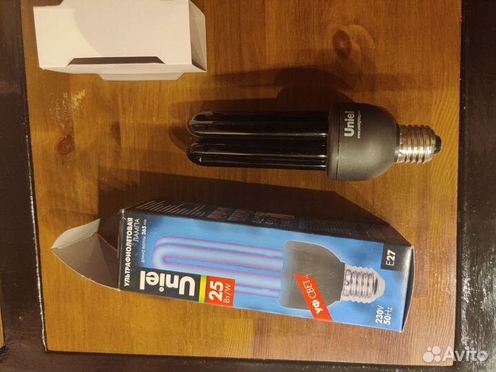 Ультрафиолетовая лампа Uniel 25w е27