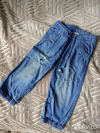Джинсы для девочки 92