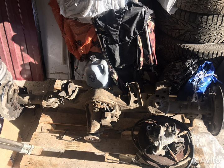 Задний редуктор с блокировкой на Prado 150