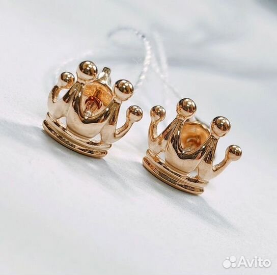 Золотые серьги