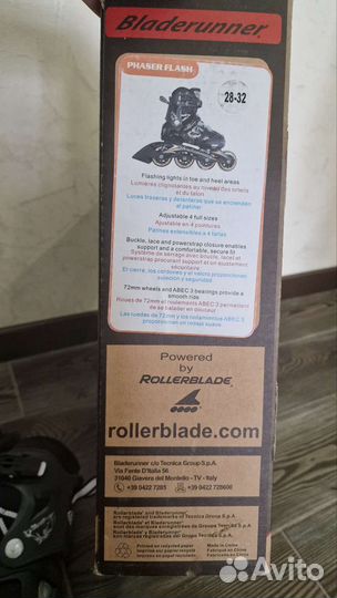 Роликовые коньки детские Bladerunner р-р 28-32