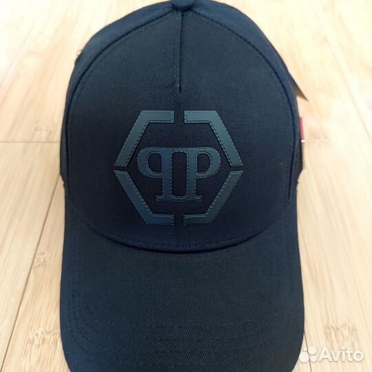 Кепка бейсболка Philipp Plein premium чёрная