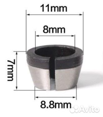 Фрезер milwaukee 2723-20/цанга 8мм