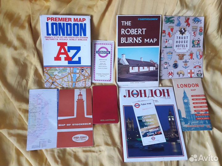 Путеводители, карты,схемы зарубежные.50-90х гг