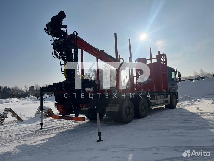 Лесовоз (сортиментовоз) SITRAK C7H с КМУ Дизель-С, 2025