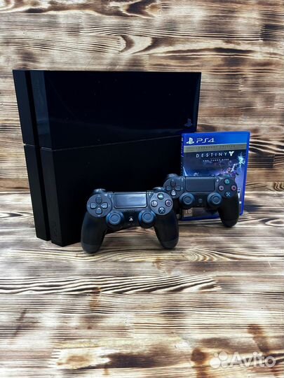 Sony Playstation 4 500Gb,2 геймпада, диск