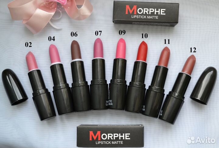 Помады NYX, Kylie, Morphe (разные)