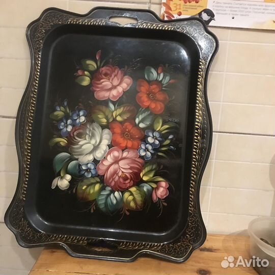 Поднос жестово автор Мамаева