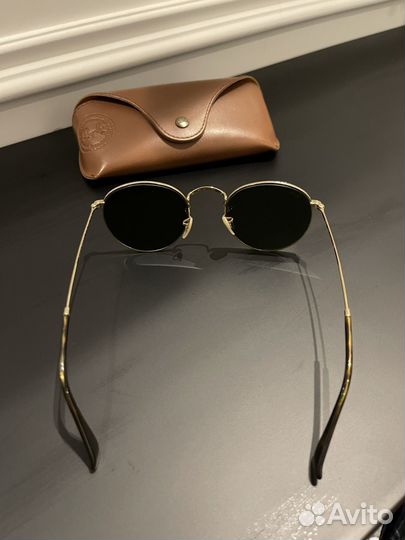 Очки Ray-Ban круглые зеркальные