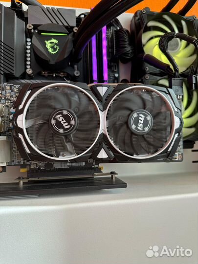Видеокарта MSI AMD Radeon RX 580 armor 8G OC