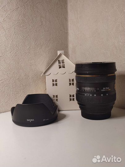 Объектив Sigma 24-70 f/2.8 DG HSM Canon ремонт