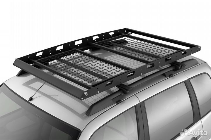Корзина-багажник 2-х секционная на крышу