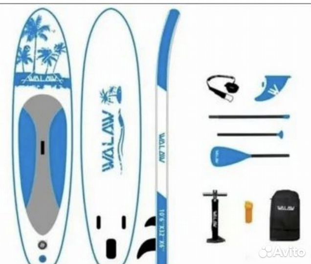 Supboard walaw blue 320х81х15cm, полный комплект