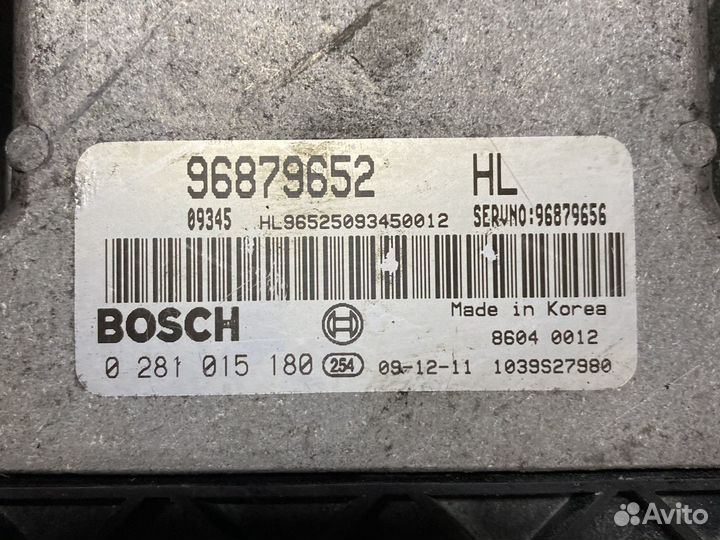 Эбу 96879652 Chevrolet Lacetti 2.0D Z20S1