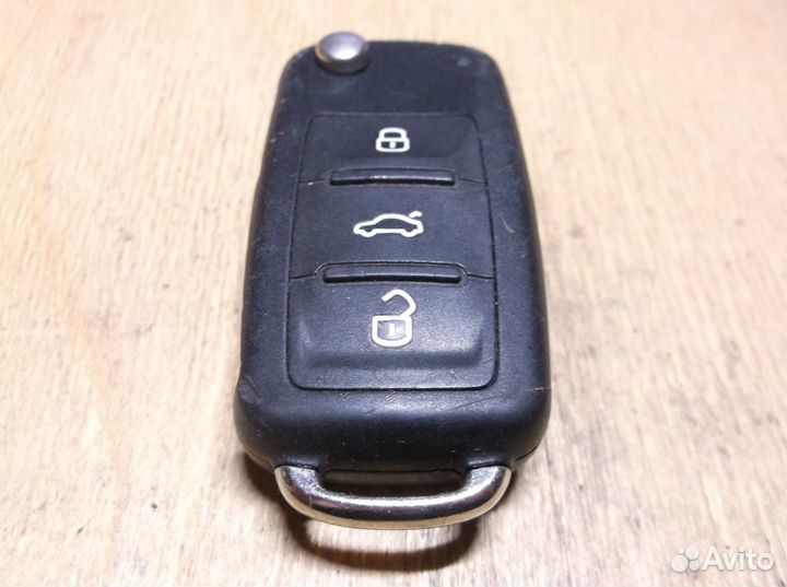 3TO 837 202 H Skoda чип ключ 3 кнопки 434 MHz