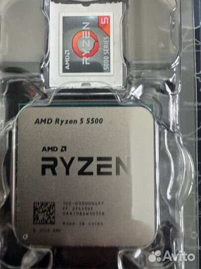 Комплект am4 ryzen 5 5600 b450 ddr4 32gb новое