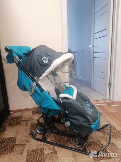 Детские санки коляска бу