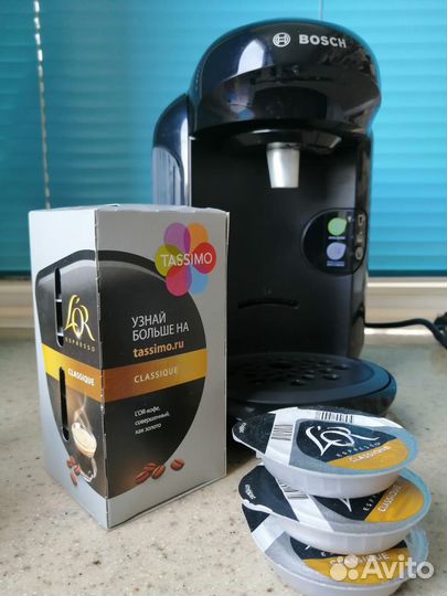 Кофемашина капсульная Bosch Tassimo vivy II черная