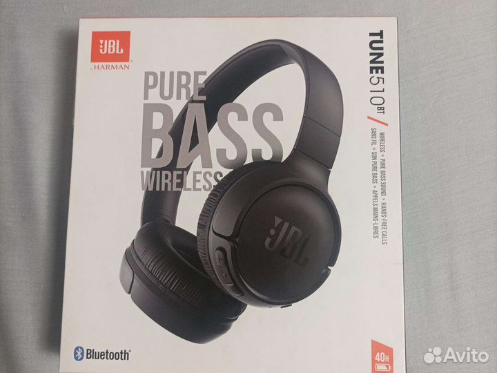 Беспроводные наушники jbl tune 510bt