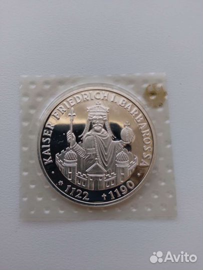 5 марок фрг серебро