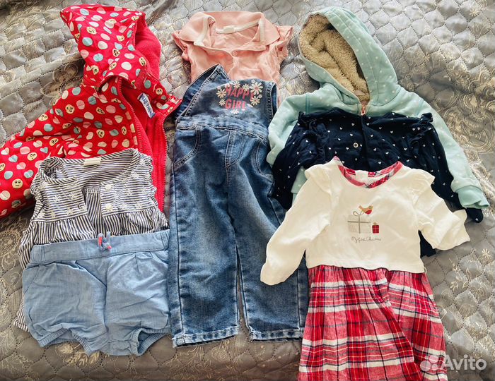 Вещи пакетом на девочку от 3 м до года