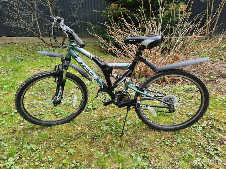 Подростковый велосипед двухподвес Stels