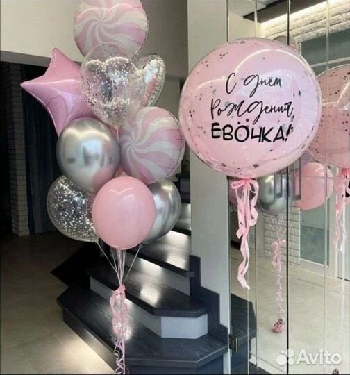 Воздушные гелиевые шары на День Рождения, Юбилеи