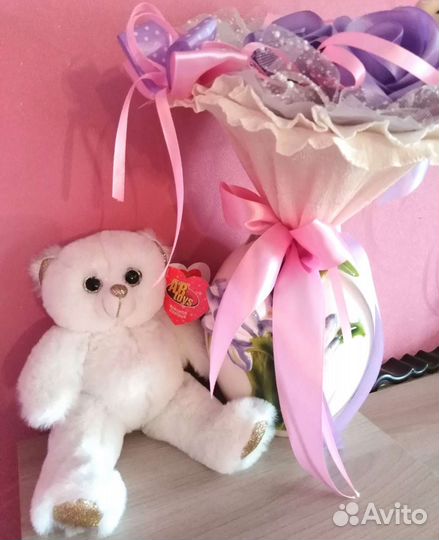 Мягкая игрушка белый медведь