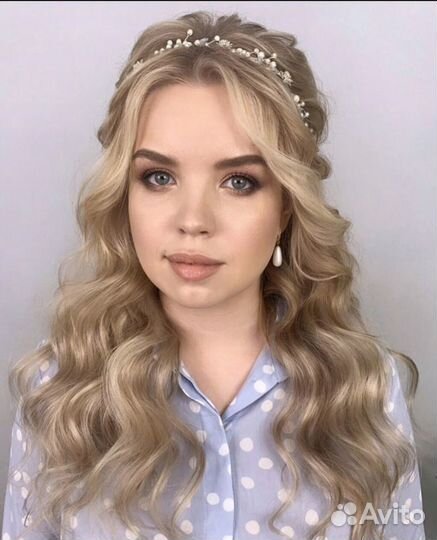 Свадебные прически и макияж