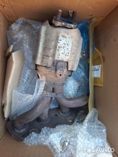 Выпускной коллектор катализатор Хендай Крета Соляр